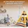 Playfun Tipi Zelt / Kinderspielzelt, Bunt