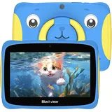 Blackview Tab 3 Kids Tablet Android 13 Kinder Tablet 7 Zoll Display 4GB RAM 32GB ROM, 3280mAh, Tablet für Kinder mit Tragbarem Griff und Sturzsich... - Blau