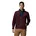 Grove Zip Fleece 2026 rich wine horizons/rain forest S