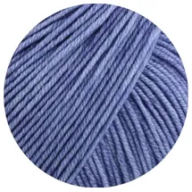 Lana Grossa Häkelwolle Cool Wool Vintage Blau 50 g