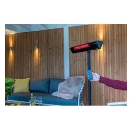 Sunred Smart Terrassenheizer Proglax Gastro Standing Black 2000 Watt