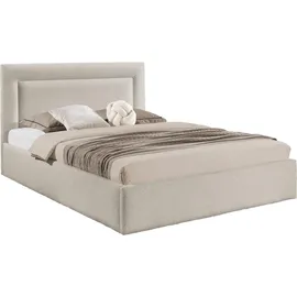 Mirjan24 Polsterbett Creme, Textil, Rechteckig, 140x200 cm, Schlafzimmer, Betten, Polsterbetten