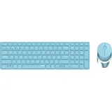 Rapoo 9750M blau, Kabelloses Multi-Mode-Deskset