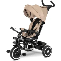 Lorelli Dreirad Tino Klingel, Korb, umbaubar, drehbarer Sitz, Getränkehalter beige