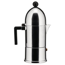 Alessi Espressokocher La Cupola A9095/3 B, 0,15l Kaffeekanne silberfarben