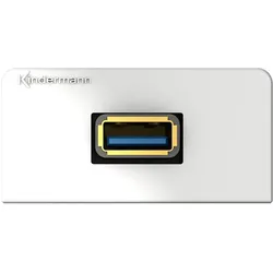 Kindermann Konnect design click USB 3.0 - Modulares Faceplate-Snap-In