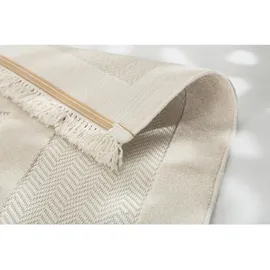 Schöner Wohnen Teppich Summer Bordüre 80 cm x 150 cm Creme
