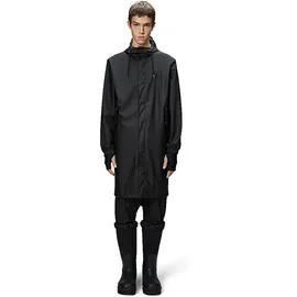 Rains Fishtail Parka Unisex Schwarz L