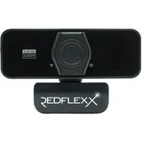 REDFLEXX REDCAM RC-300 Full HD-Webcam Full HD-Videoqualität mit 1080p, Integriertes Mikrofon mit Noise Cancelling