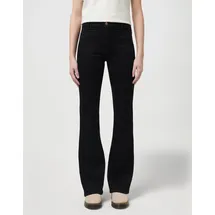 Wrangler Flare Jeans mit High Waist in Schwarz-W34 / L34