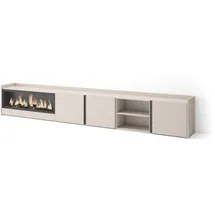 SKRAUT HOME Lowboard 315x50x35 cm Beige Holzwerkstoff