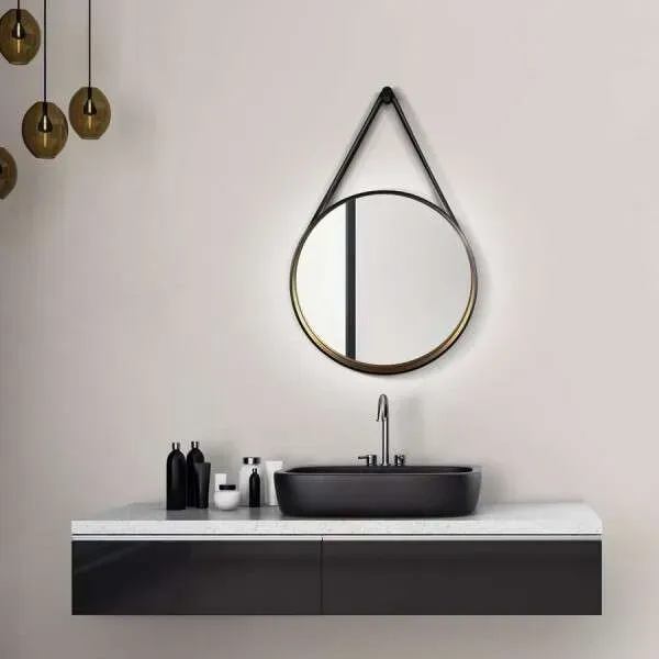 DM-DOH Duschmeister Spiegel Royalux TGST rund 55 cm.. - Badmöbel