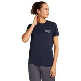 Icebreaker Merino 150 Tech Lite Adventure Ride Kurzarm-t-shirt - Midnight Navy - M