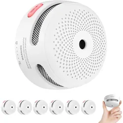 X-Sense Rauchmelder XS01, 6er Set 10 Jahre Batterie Mini Feuermelder Brandmelder