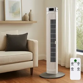 V-Tac Turmventilator 30 cm Standventilator Weiß