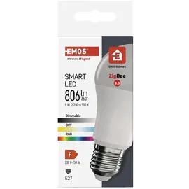 EMOS GoSmart CCT+RGB LED-Lampe A60 E27 ZigBee