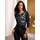 Lady WITT WEIDEN 3/4-Arm-Shirt in schwarz-ecru-bedruckt | Gr.: 36