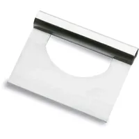 Lacor 67006 Teigschaber/Schaber, Edelstahl 18/10