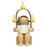 Wendt & Kühn Engel klein mit Lichterbogen 6 cm Blond