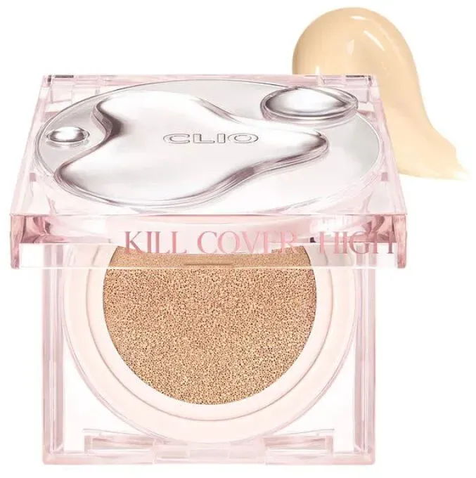 clio Hydro-Glowing Langhaftende Makellose Puff Foundation mit Nachfüllungen #4 Ginger #Ginger