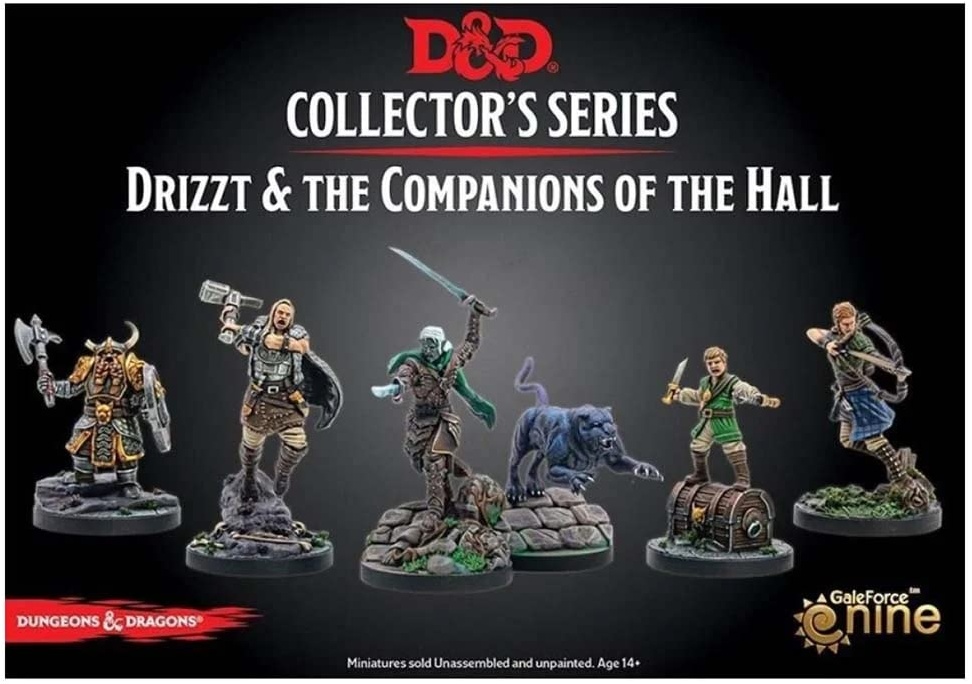 Gale Force Nine GF971089 Dungeons & Dragons: The Legend of Drizzt - Companions of the Hall (6 Figuren)