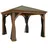 Westmann Moskitonetz für Pavillon 300 cm x 225 cm 4 Stück Schwarz
