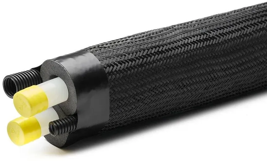 NMC Wärmepumpenanschlussleitung AEROLINE pex progs, für außen aufgestellte Luft / Wasser / Wärmepumpen, Verlegung im KG-Rohr (Ausführung: 40mm x 3.7mm. L: 25 m)