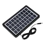 Solarpanel 9V 3W Solar Board wasserdicht 93% Lichtdurchlässigkeit Poly Silicon Solarzelle, tragbare Solarenergiebank für Reisen, Wandern, Camping, Strand Outdoor-Aktivitäten