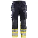 Blåkläder Multinorm Inhärent Arbeitshose, Marineblau/Gelb,