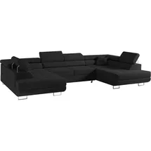 MKS Wohnlandschaft Velvet 2-Sitzer Schwarz