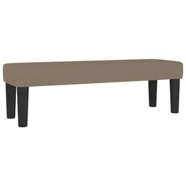 vidaXL Boxspringbett 180 x 200 cm Taupe