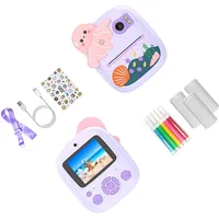 Kinderkamera Druck Mädchen Jungen 1080P 48MP Weihnachten Geburtstagsgeschenk Spielzeug Fotodrucker Kinder