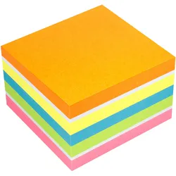 SIGMA Haftnotizwürfel, 75 x 75 mm, quadratisch, mehrfarbig, 450 Blatt
