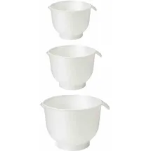 GASTROMAX Rührschüssel 3er-Set 3 Stück weiß
