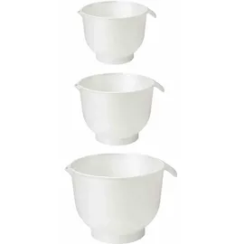 GASTROMAX Rührschüssel 3er-Set 3 Stück weiß
