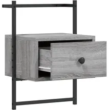 vidaXL Nachtschrank NA 35 x 30 x 51 cm Grau