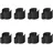 mobilibrico Pro Plus Kabelklemme, 8er-Set, 22-32mm, schwarz
