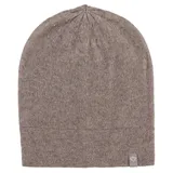 FRAAS Damen Mütze aus Kaschmir - 24 x 27 cm - warme Beanie für kalte Tage Taupe - Einheitsgröße