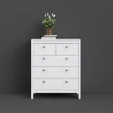 Home Affaire Kommode »Madrid, Aufbewahrung, Schubladenschrank, Stauraum«, mit 5 Schubladen, Breite 82 cm, Höhe 99 cm