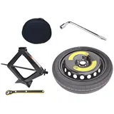 Reserverad Ersatz notrad 17" vereinbar mit Mercedes A, B, C, KLASSE (NO AMG), AUD-I A4, A5, SSANYONG Tivoli mit Wagenheber, Schlüssel und Tasche