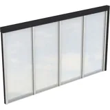 SKANHOLZ Carport-Seitenwand 3,55 x 2,00 m grau