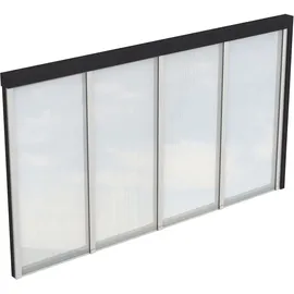 SKANHOLZ Carport-Seitenwand 3,55 x 2,00 m grau