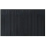 vidaXL Teppich Rechteckig Schwarz 60x100 cm Bambus