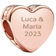 Pandora Gravierbares Herz roségold 782015C00