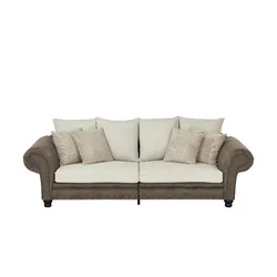 Sofa  Charlene ¦ beige ¦ Maße (cm): B: 280 H: 85 T: 124