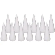 wedhapy Schaumkegel 10 cm weiß