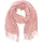 Antonio Damen Winter Schal Cashmera Plissee - rose