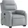 vidaXL Massagesessel elektrisch 148 x 79,5 x 0 cm Hellgrau mit Aufstehhilfe