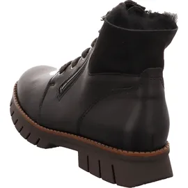 WALDLÄUFER Xara Warmfutter Stiefeletten grau carbon H-Weite für Damen, schwarz Größe 39 EU / UK