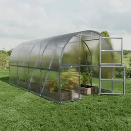 klasika greenhouses Gewächshaus 3x4m Kunststoff Transparent HKP 6 mm 12 m2
